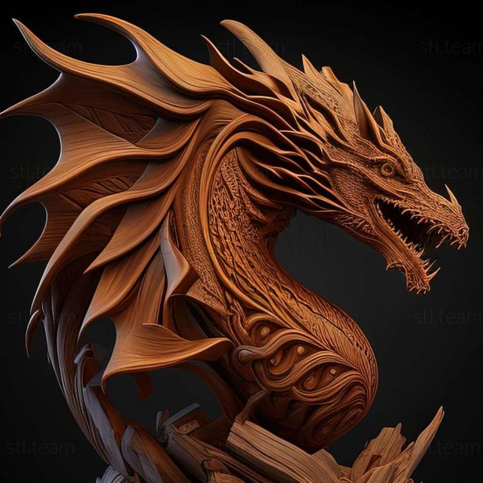 3D модель Драконины (STL)